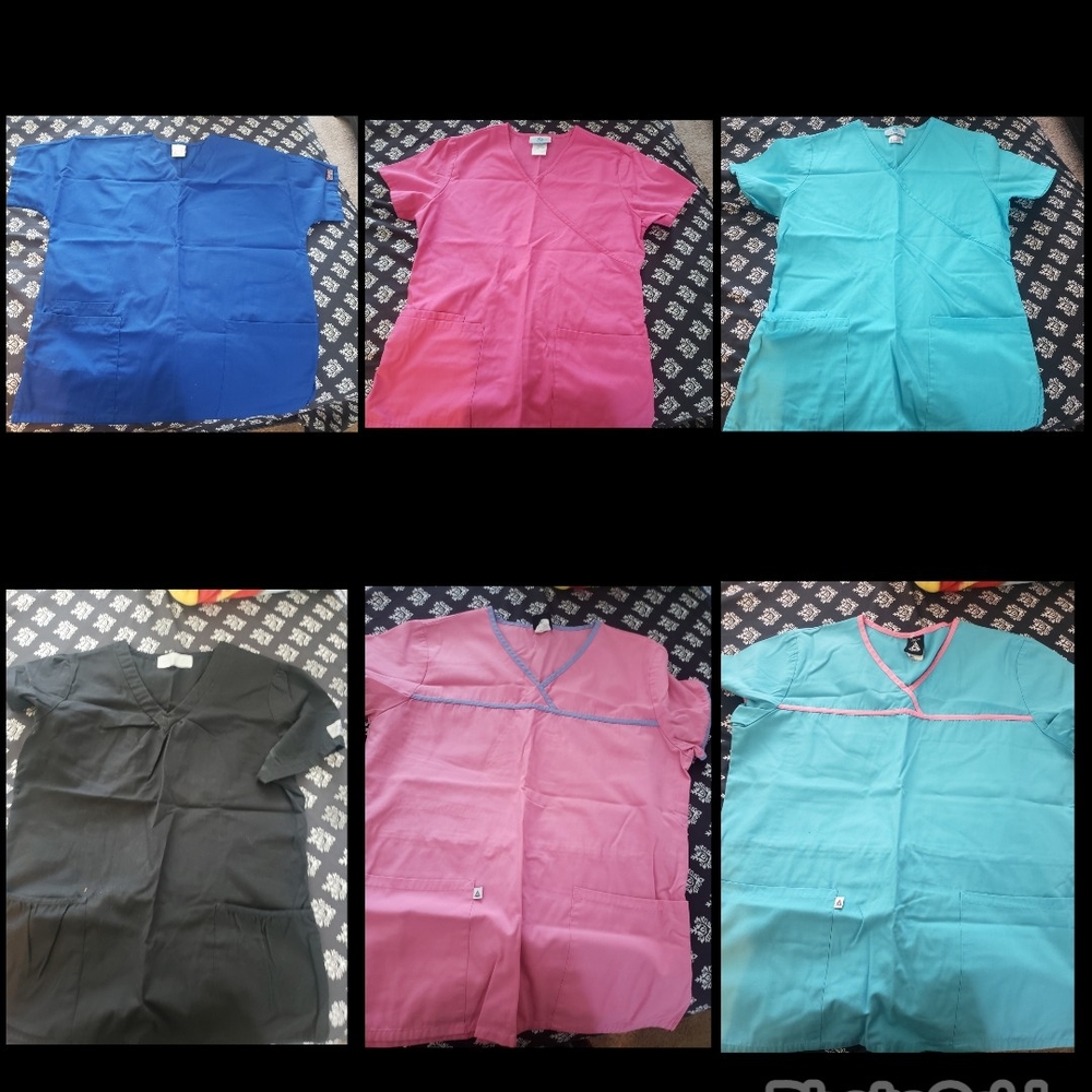 Colorful Scrub Tops Collection